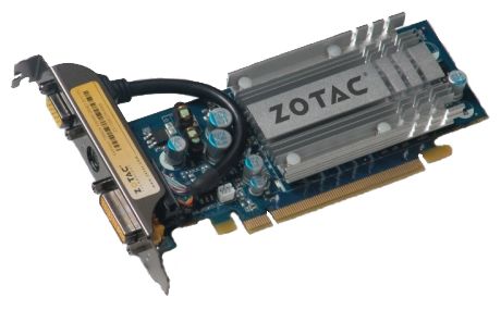Видеокарта Zotac GeForce 7200 GS 450 Mhz PCI-E 256 Mb 533 Mhz 64 bit DVI TVHDCP