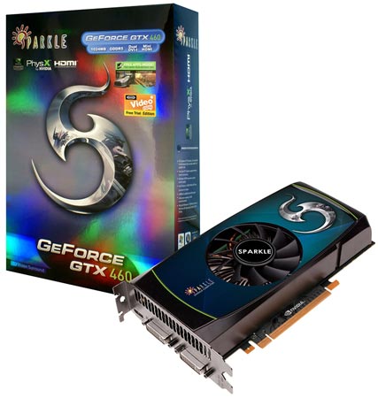  Sparkle GeForce GTX 460 700 Mhz PCI-E 2.0 1024 Mb 3600 Mhz 256 bit 2xDVI Mini-HDMI HDCP
