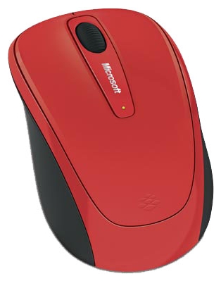 Мышь Microsoft Wireless Mobile Mouse 3500 Limited Edition Flame Red USB GMF-00293 фото #1