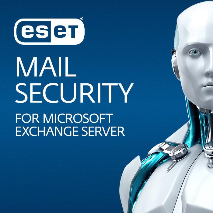 Защита почтовых серверов Eset Mail Security для Microsoft Exchange Server для 81 почтовых ящиков