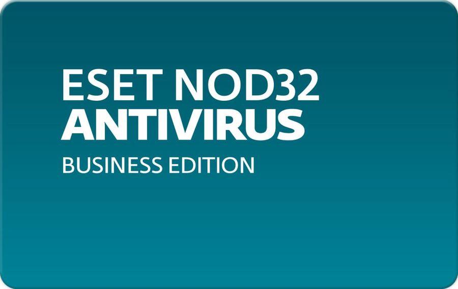 Антивирусная защита рабочих станций, мобильных устройств и файловых серверов Eset NOD32 Antivirus Business Edition для 17 пользователей