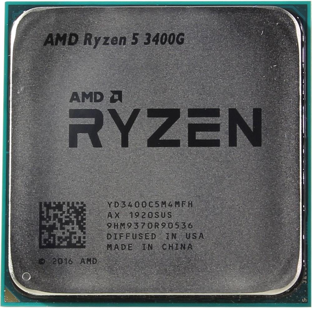 Процессор AMD Ryzen 5 3400G YD3400C5M4MFH фото #1