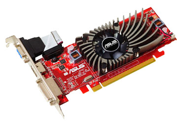  Asus Radeon HD 4550 600 Mhz PCI-E 2.0 512 Mb 1600 Mhz 64 bit DVI HDMI HDCP EAH4550/DI/512MD3  #1