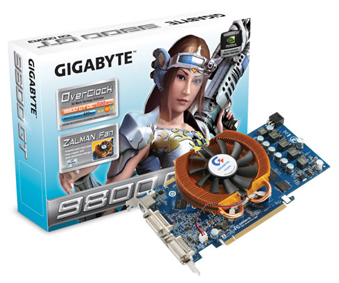  Gigabyte GeForce 9800 GT 700 Mhz PCI-E 2.0 512 Mb 1800 Mhz 256 bit 2xDVI TV HDCP YPrPb GV-N98TOC-512H  #1