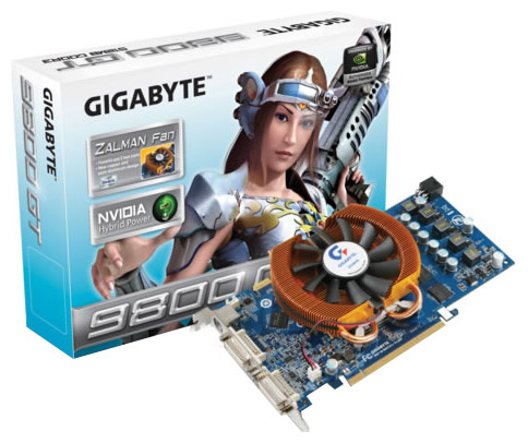  Gigabyte GeForce 9800 GT 600 Mhz PCI-E 2.0 512 Mb 1800 Mhz 256 bit 2xDVI TV HDCP YPrPb