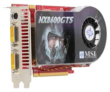 MSI GeForce 8600 GTS 700 Mhz PCI-E 256 Mb 2100 Mhz 128 bit 2xDVI TV HDCP YPrPb NX8600GTS-T2D256E-HD-OC  #1