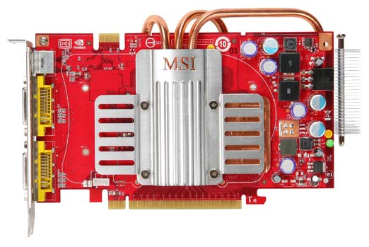  MSI GeForce 8600 GTS 675 Mhz PCI-E 256 Mb 2000 Mhz 128 bit 2xDVI TV HDCP YPrPb Silent