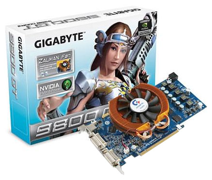  Gigabyte GeForce 9800 GT 600 Mhz PCI-E 2.0 1024 Mb 1800 Mhz 256 bit 2xDVI TV HDCP YPrPb