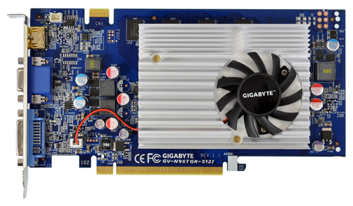  Gigabyte GeForce 9600GT / PCI-E 2.0 x16