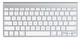   Apple Wireless Keyboard White Bluetooth (MC184RS/A)  1