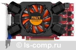   Palit GeForce GTX 550 Ti Sonic 1000Mhz PCI-E 2.0 1024Mb 4400Mhz 192 bit DVI HDMI HDCP (NE5X55TSHD09-1160F)  1
