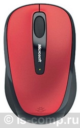   Microsoft Wireless Mobile Mouse 3500 Hibiscus Red USB (GMF-00118)  1