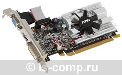   MSI Radeon HD 6450 625Mhz PCI-E 2.1 1024Mb 1333Mhz 64 bit DVI HDMI HDCP (R6450-MD1GD3/LP)  2