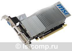   MSI GeForce 210 589Mhz PCI-E 2.0 512Mb 1000Mhz 64 bit DVI HDMI HDCP TurboCache (N210-TC1GD3H/LP)  2