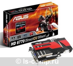   Asus Radeon HD 6770 850Mhz PCI-E 2.1 1024Mb 4000Mhz 128 bit DVI HDMI HDCP Silent (EAH6770 DC SL/2DI/1GD5)  3