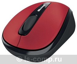   Microsoft Wireless Mobile Mouse 3500 Hibiscus Red USB (GMF-00118)  2