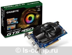   Gigabyte GeForce GTS 450 810 Mhz PCI-E 2.0 1024 Mb 3608 Mhz 128 bit 2xDVI Mini-HDMI HDCP (GV-N450-1GI)  1