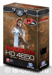   Sapphire Radeon HD 4650 600 Mhz AGP 1024 Mb 800 Mhz 128 bit 2xDVI TV (11156-01-10R)  1