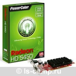   PowerColor Radeon HD 5450 650 Mhz PCI-E 2.1 2048 Mb 1200 Mhz 64 bit DVI HDMI HDCP (AX5450 2GBK3-SH)  2
