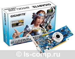   Gigabyte GeForce 8400 GS 450 Mhz PCI-E 2.0 512 Mb 800 Mhz 64 bit DVI HDMI HDCP (GV-N84S-512I)  1