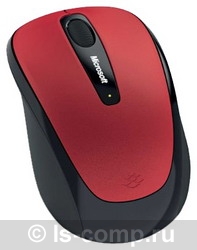   Microsoft Wireless Mobile Mouse 3500 Hibiscus Red USB (GMF-00118)  3