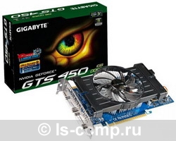   Gigabyte GeForce GTS 450 783Mhz PCI-E 2.0 1024Mb 1800Mhz 128 bit 2xDVI Mini-HDMI HDCP (GV-N450D3-1GI)  2