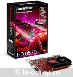   PowerColor Radeon HD 6570 650Mhz PCI-E 2.1 2048Mb 1334Mhz 128 bit DVI HDMI HDCP (AX6570-2GBK3-H)  2