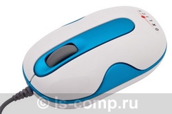   Oklick 505 S Optical Mouse White-Blue USB (505S blue/white)  1