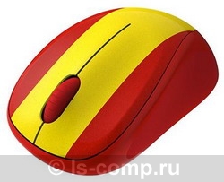   Logitech Wireless Mouse M235 Red-Yellow USB (910-004028)  2
