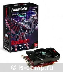   PowerColor Radeon HD 6750 700Mhz PCI-E 2.1 1024Mb 4000Mhz 128 bit DVI HDMI HDCP (AX6750 1GBD5-H)  2