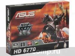   Asus HD 6770 850Mhz PCI-E 2.1 1024Mb 4000Mhz 128 bit DVI HDMI HDCP (EAH6770/DI/1GD5)  4