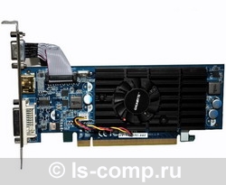   Gigabyte GeForce 210 590 Mhz PCI-E 2.0 512 Mb 1600 Mhz 64 bit DVI HDMI HDCP (GV-N210TC-1GI)  2