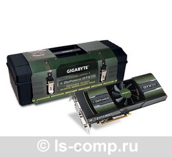 Купить Видеокарта Gigabyte GeForce GTX 590 607Mhz PCI-E 2.0 3072Mb 3414Mhz 768 bit 3xDVI HDCP (GV-N590D5-3GD-B) фото 2