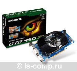   Gigabyte GeForce GTS 450 810Mhz PCI-E 2.0 512Mb 3608Mhz 128 bit 2xDVI Mini-HDMI HDCP (GV-N450-512I)  1