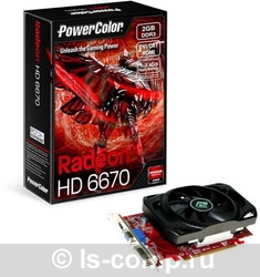   PowerColor Radeon HD 6670 800Mhz PCI-E 2.1 2048Mb 1334Mhz 128 bit DVI HDMI HDCP (AX6670 2GBK3-H)  2