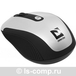 Купить Мышь Defender Optimum MS-125 Nano Silver-Black USB (52125) фото 1