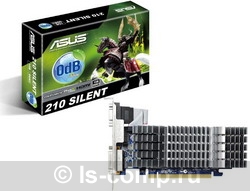   Asus GeForce 210 589Mhz PCI-E 2.0 1024Mb 1200Mhz 64 bit DVI HDMI HDCP Silent (EN210 SILENT/DI/1GD3/V2(LP))  2