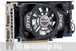   InnoVISION GeForce GTS 450 783Mhz PCI-E 2.0 512Mb 3608Mhz 128 bit 2xDVI Mini-HDMI HDCP (N450-2SDN-C5CW)  1