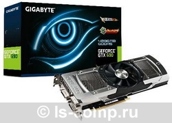   Gigabyte GeForce GTX 690 915Mhz PCI-E 3.0 4096Mb 6008Mhz 512 bit 3xDVI HDCP (GV-N690D5-4GD-B)  2