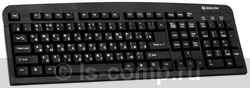 Купить Клавиатура Defender Element HB-520 Black PS/2 (45520) фото 1