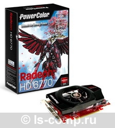  PowerColor Radeon HD 6770 850Mhz PCI-E 2.1 1024Mb 4800Mhz 128 bit DVI HDMI HDCP (AX6770 1GBD5-H)  1