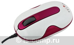   Oklick 505S Optical Mouse Red USB (505S pink/white)  2