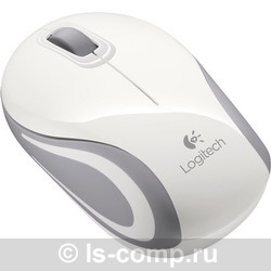   Logitech Wireless Mini Mouse M187 White-Silver USB (910-002740)  1