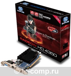   Sapphire Radeon HD 4350 600 Mhz PCI-E 2.0 512 Mb (11142-07-10R)  1