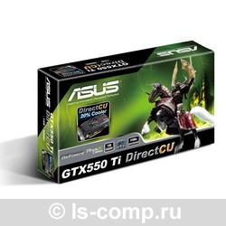   Asus GeForce GTX 550 Ti 910Mhz PCI-E 2.0 1024Mb 4104Mhz 192 bit DVI HDMI HDCP (ENGTX550 Ti DC/DI/1GD5)  3