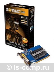   Zotac GeForce 210 520Mhz PCI-E 2.0 1024Mb 1200Mhz 64 bit 2xDVI HDCP (ZT-20310-10L)  4