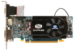 Видеокарта Sapphire Radeon HD 5570 650 Mhz PCI-E 2.1 1024 Mb 1800 Mhz 128 bit DVI HDCP Hyper Memory