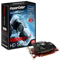 Видеокарта PowerColor PCS+ HD5670 512MB GDDR5