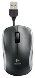 Мышь Logitech Mouse M125 Black-Silver USB