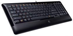  Logitech Compact Keyboard K300 Black USB